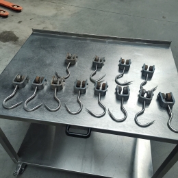 12 meat hooks